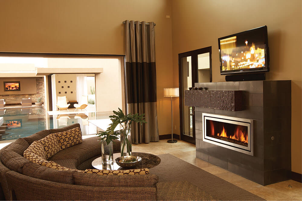 Regency-Gas-Fireplace-HZ54-Steel-Surround Regency Gas Fireplace HZ54 Steel Surround