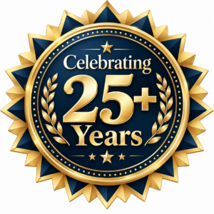 Celebrating 25+ years in business